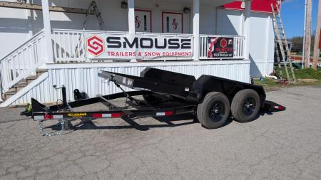 New 2026 CAM SUPERLINE 7x14 Tandem Axle Lo Pro Tilt Trailer