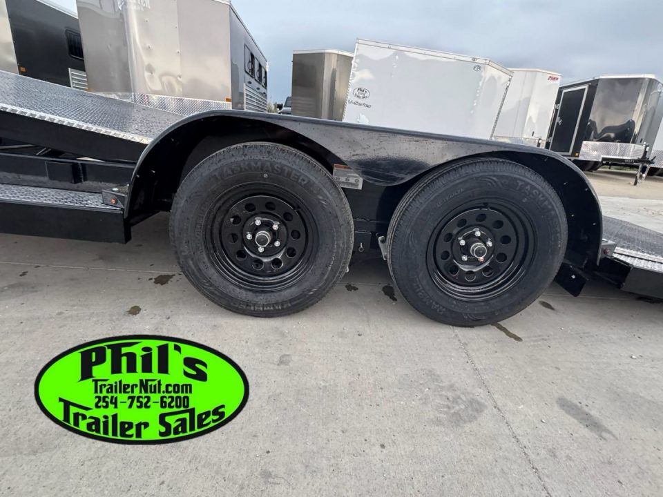 New Iron Bull 83X20 TILT TRAILER OPEN CAR HAULER STEEL DECK Equipment Trailer TILT TRAILER 5200 LB AXLES