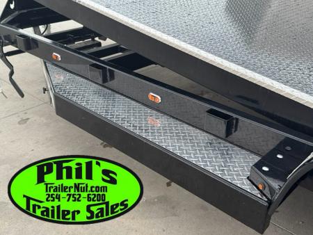 New Iron Bull 83X20 TILT TRAILER OPEN CAR HAULER STEEL DECK Equipment Trailer TILT TRAILER 5200 LB AXLES