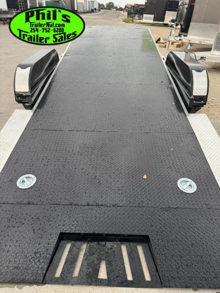 New Iron Bull 83X20 TILT TRAILER OPEN CAR HAULER STEEL DECK Equipment Trailer TILT TRAILER 5200 LB AXLES