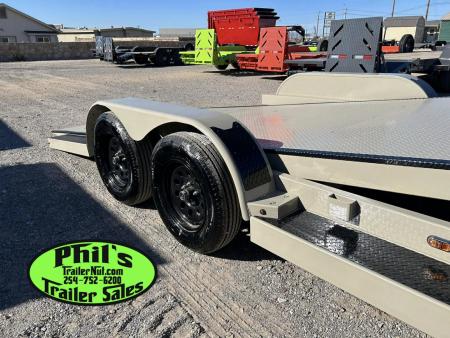 New Iron Bull 83X20 TILT TRAILER OPEN CAR HAULER STEEL DECK Equipment Trailer TILT TRAILER 5200 LB AXLES