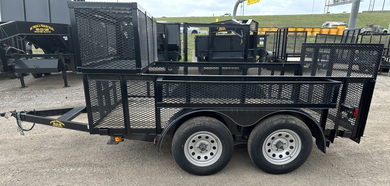 New 2025 Road Boss 77"x10' Tandem Axle Landscape with 2' Sides Landscape Trailer