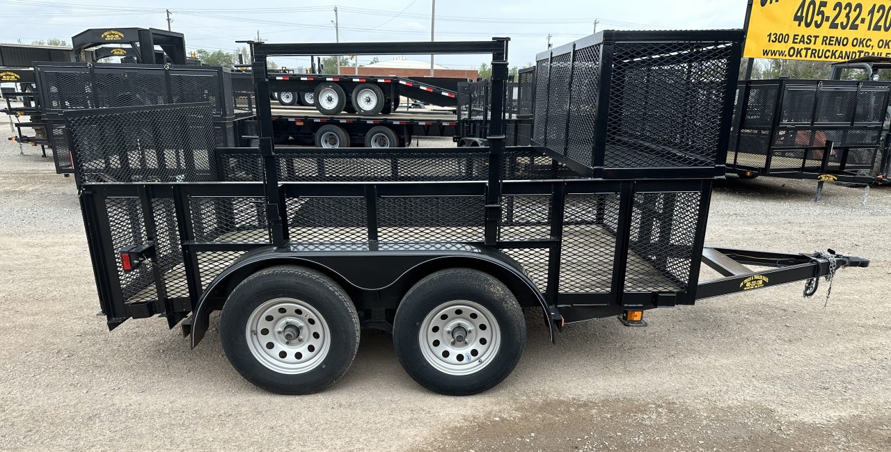 New 2025 Road Boss 77"x10' Tandem Axle Landscape with 2' Sides Landscape Trailer