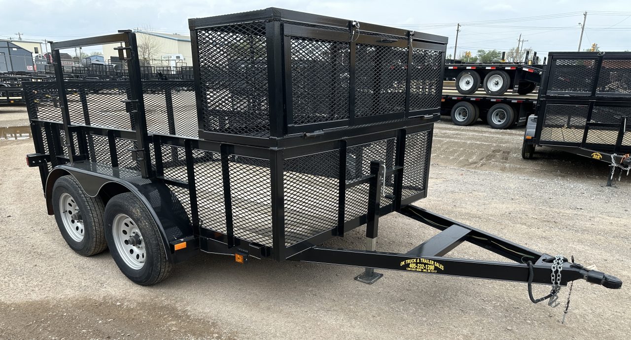 New 2025 Road Boss 77"x10' Tandem Axle Landscape with 2' Sides Landscape Trailer