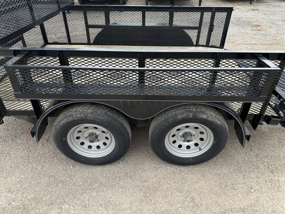 New 2025 Road Boss 77"x10' Tandem Axle Landscape with 2' Sides Landscape Trailer