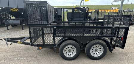 New 2025 Road Boss 77"x10' Tandem Axle Landscape with 2' Sides Landscape Trailer