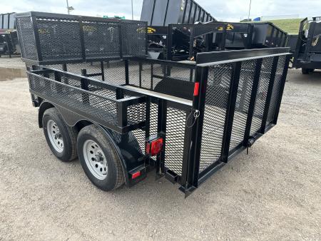 New 2025 Road Boss 77"x10' Tandem Axle Landscape with 2' Sides Landscape Trailer
