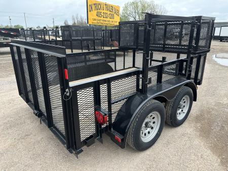New 2025 Road Boss 77"x10' Tandem Axle Landscape with 2' Sides Landscape Trailer