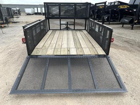 New 2025 Road Boss 77"x10' Tandem Axle Landscape with 2' Sides Landscape Trailer