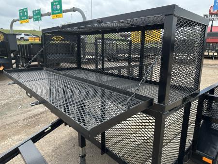 New 2025 Road Boss 77"x10' Tandem Axle Landscape with 2' Sides Landscape Trailer