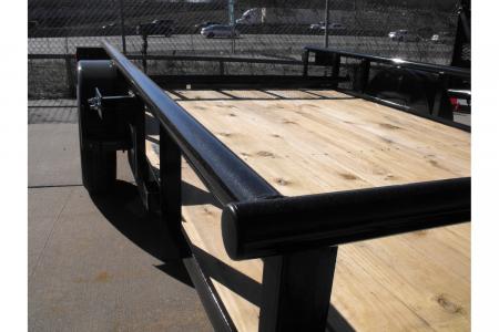 New Utility Trailer 77 X 12 Dove 3' Spring Loaded Gate 2990 Axle With Easy-Lubes