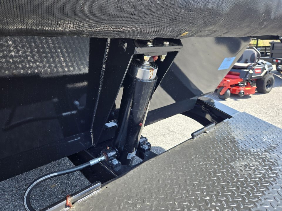 New 7 x 14 Big Tex Low Pro 14TD Telescopic Dump Trailer 15.4K****MEGA HOIST Lift, 7 Gauge Floor, Batt Charger, Stab. Jacks