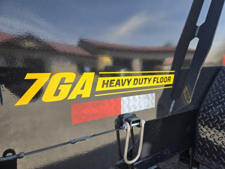 New 7 x 14 Big Tex Low Pro 14TD Telescopic Dump Trailer 15.4K****MEGA HOIST Lift, 7 Gauge Floor, Batt Charger, Stab. Jacks