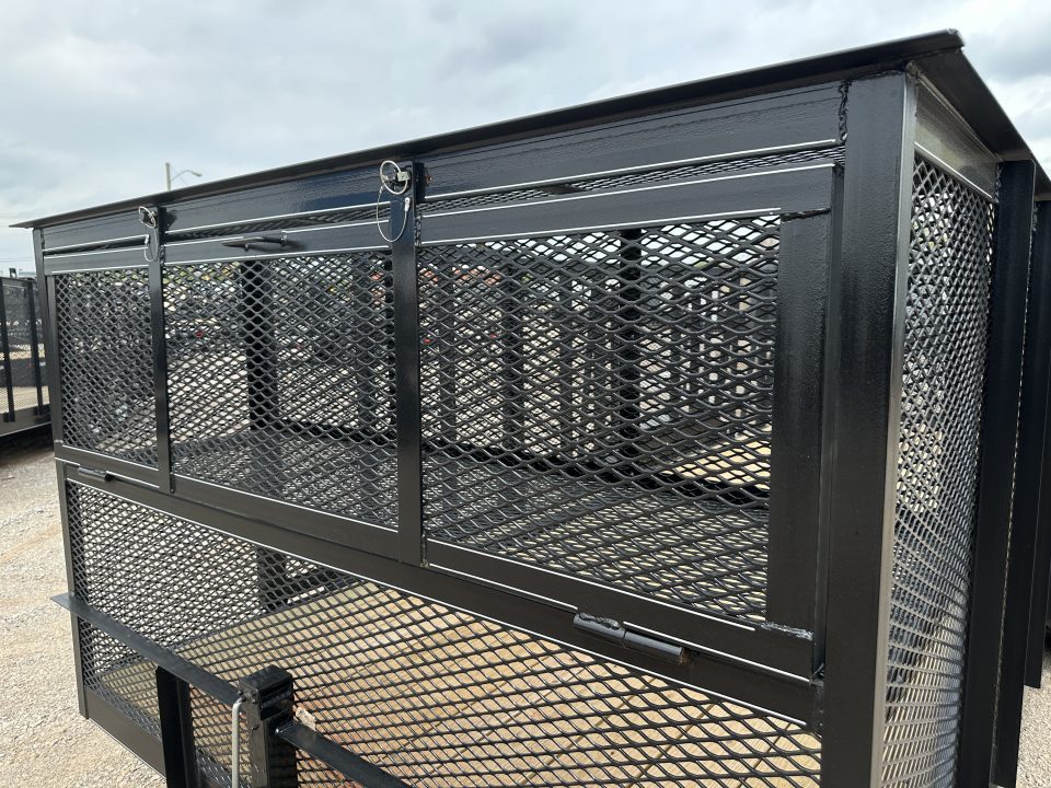 New 2026 Road Boss 83"x20' Tandem Axle Landscape with 4' Sides & Side gate Landscape Trailer