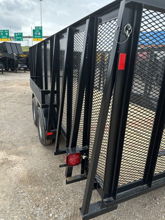 New 2026 Road Boss 83"x20' Tandem Axle Landscape with 4' Sides & Side gate Landscape Trailer