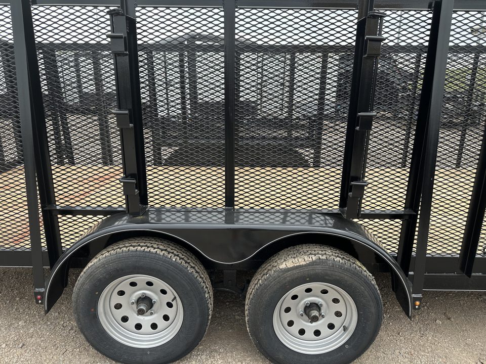 New 2026 Road Boss 83"x20' Tandem Axle Landscape with 4' Sides & Side gate Landscape Trailer