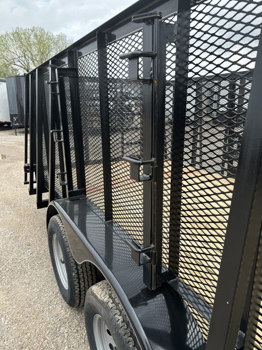 New 2026 Road Boss 83"x20' Tandem Axle Landscape with 4' Sides & Side gate Landscape Trailer