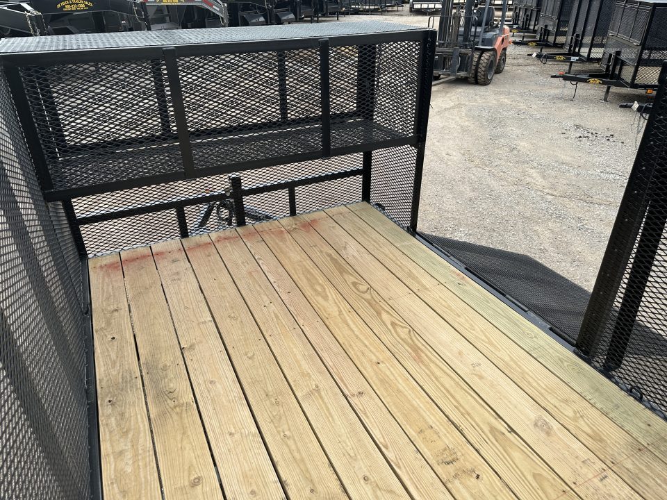 New 2026 Road Boss 83"x20' Tandem Axle Landscape with 4' Sides & Side gate Landscape Trailer