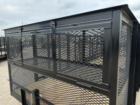 New 2026 Road Boss 83"x20' Tandem Axle Landscape with 4' Sides & Side gate Landscape Trailer