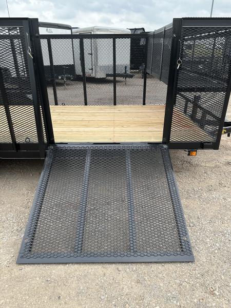 New 2026 Road Boss 83"x20' Tandem Axle Landscape with 4' Sides & Side gate Landscape Trailer