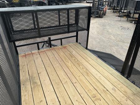 New 2026 Road Boss 83"x20' Tandem Axle Landscape with 4' Sides & Side gate Landscape Trailer