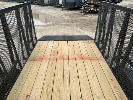 New 2026 Road Boss 83"x20' Tandem Axle Landscape with 4' Sides & Side gate Landscape Trailer