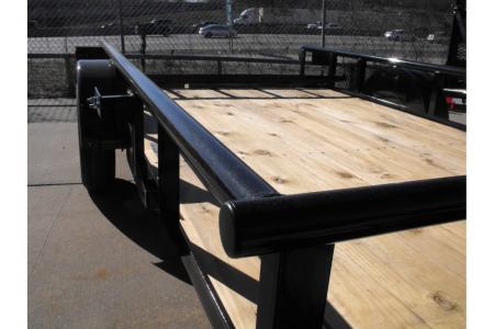 New Utility Trailer 77 X 12 Dove 3' Spring Loaded Gate 2990 Axle With Easy-Lubes