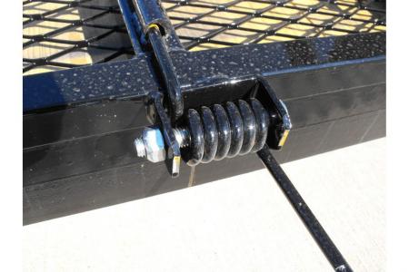 New Utility Trailer 77 X 12 Dove 3' Spring Loaded Gate 2990 Axle With Easy-Lubes