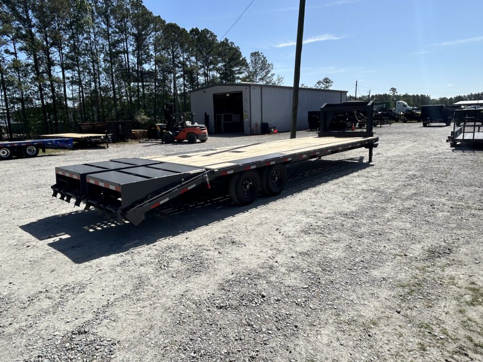New 2026 Down 2 Earth 8.5x30 Gooseneck (25ft Deck+5ft Dovetail=30ft ) 7K Axles