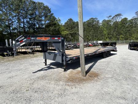 New 2026 Down 2 Earth 8.5x30 Gooseneck (25ft Deck+5ft Dovetail=30ft ) 7K Axles
