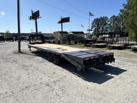 New 2026 Down 2 Earth 8.5x30 Gooseneck (25ft Deck+5ft Dovetail=30ft ) 7K Axles