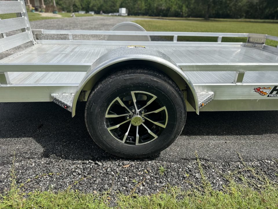 New 2026 H&H Trailers 3K 78X12 Low Side Aluminum Utility Trailer
