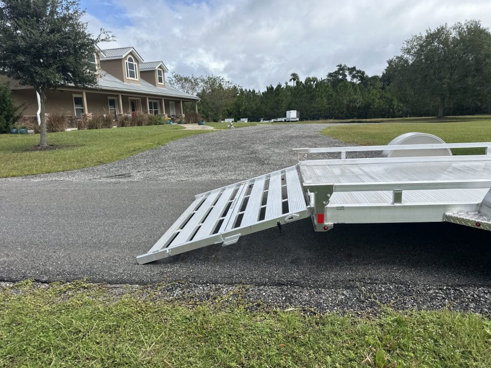 New 2026 H&H Trailers 3K 78X12 Low Side Aluminum Utility Trailer
