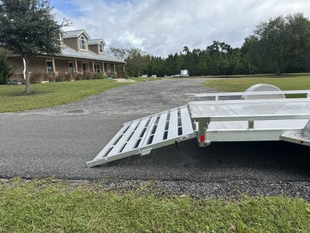 New 2026 H&H Trailers 3K 78X12 Low Side Aluminum Utility Trailer