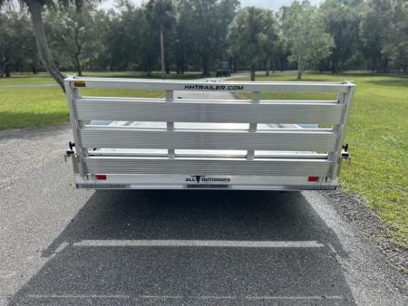 New 2026 H&H Trailers 3K 78X12 Low Side Aluminum Utility Trailer