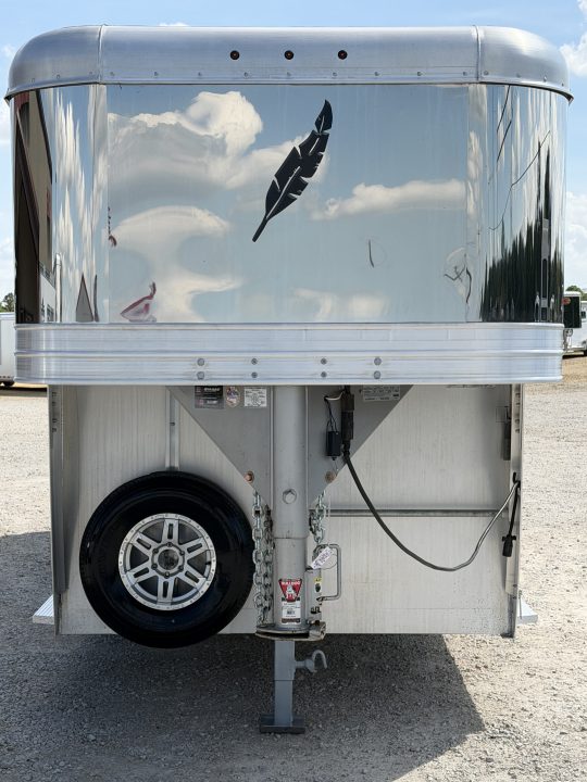 Used 2024 Featherlite 4 Horse Gooseneck 9600 Horse Trailer