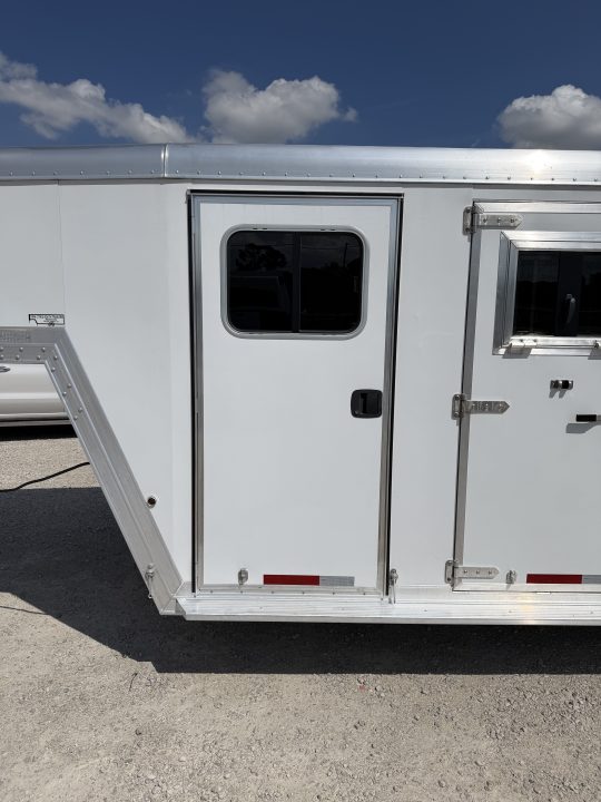 Used 2024 Featherlite 4 Horse Gooseneck 9600 Horse Trailer