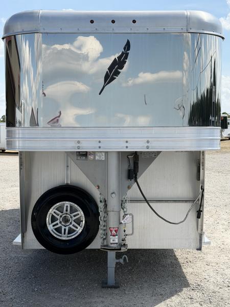 Used 2024 Featherlite 4 Horse Gooseneck 9600 Horse Trailer