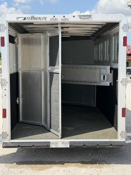 Used 2024 Featherlite 4 Horse Gooseneck 9600 Horse Trailer