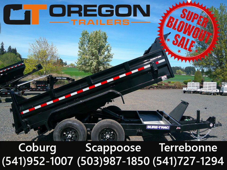 New 2026 Sure-Trac 7x12 12k Dump Trailer