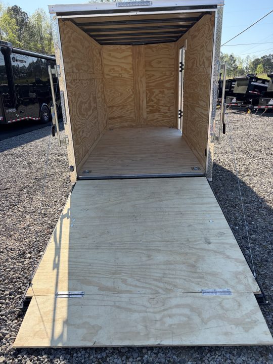 Used 2025 Big Daddy's Edition 6X12 Enclosed Trailer With 6' 6" Interior, Blackout, Single Axle, Polycor