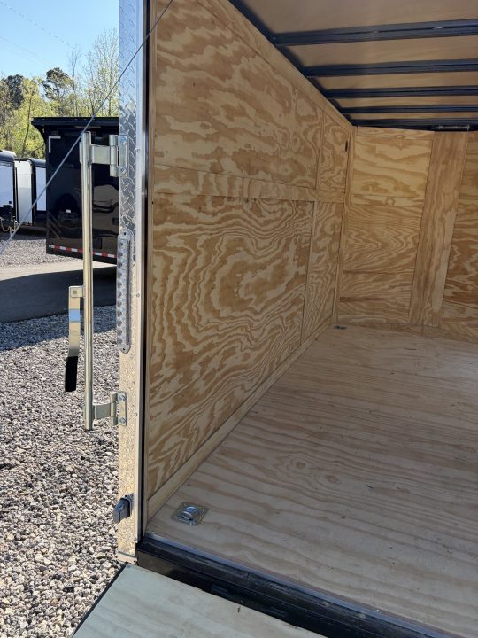 Used 2025 Big Daddy's Edition 6X12 Enclosed Trailer With 6' 6" Interior, Blackout, Single Axle, Polycor