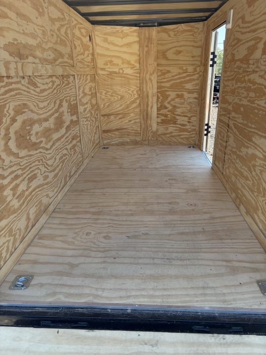Used 2025 Big Daddy's Edition 6X12 Enclosed Trailer With 6' 6" Interior, Blackout, Single Axle, Polycor