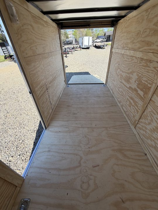 Used 2025 Big Daddy's Edition 6X12 Enclosed Trailer With 6' 6" Interior, Blackout, Single Axle, Polycor