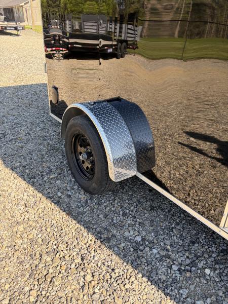 Used 2025 Big Daddy's Edition 6X12 Enclosed Trailer With 6' 6" Interior, Blackout, Single Axle, Polycor