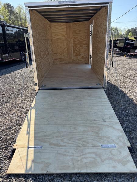 Used 2025 Big Daddy's Edition 6X12 Enclosed Trailer With 6' 6" Interior, Blackout, Single Axle, Polycor