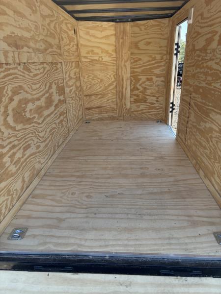Used 2025 Big Daddy's Edition 6X12 Enclosed Trailer With 6' 6" Interior, Blackout, Single Axle, Polycor