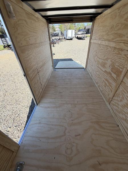 Used 2025 Big Daddy's Edition 6X12 Enclosed Trailer With 6' 6" Interior, Blackout, Single Axle, Polycor