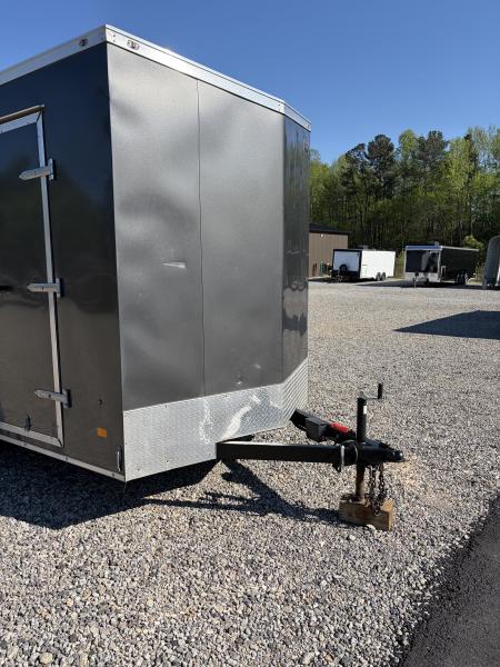 Used 2022 Haul-About 7X14 Enclosed Trailer, 7' 6" Interior Height, Cargo Bran Doors, 7K GVWR
