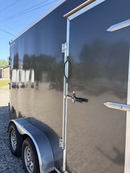 Used 2022 Haul-About 7X14 Enclosed Trailer, 7' 6" Interior Height, Cargo Bran Doors, 7K GVWR